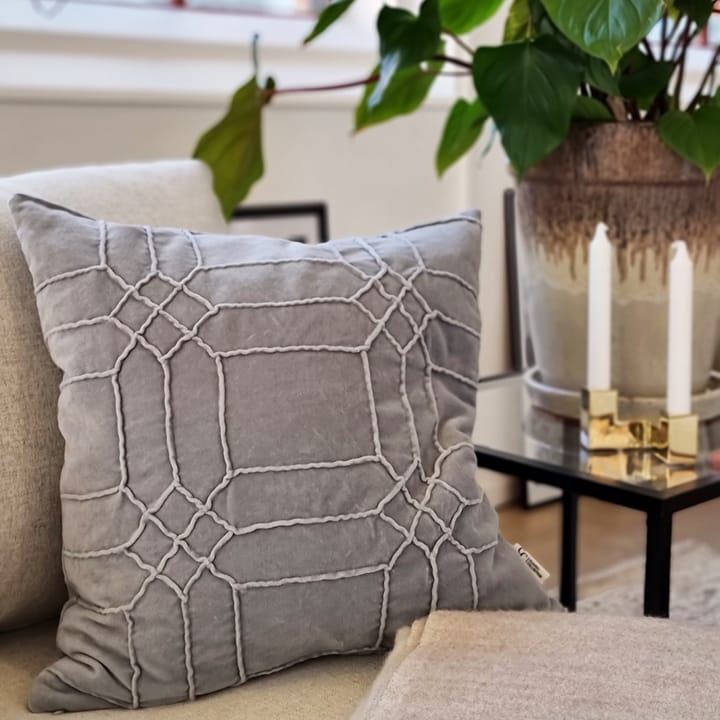 Funda de cojín Delhi 50x50 cm, Slate grey Classic Collection