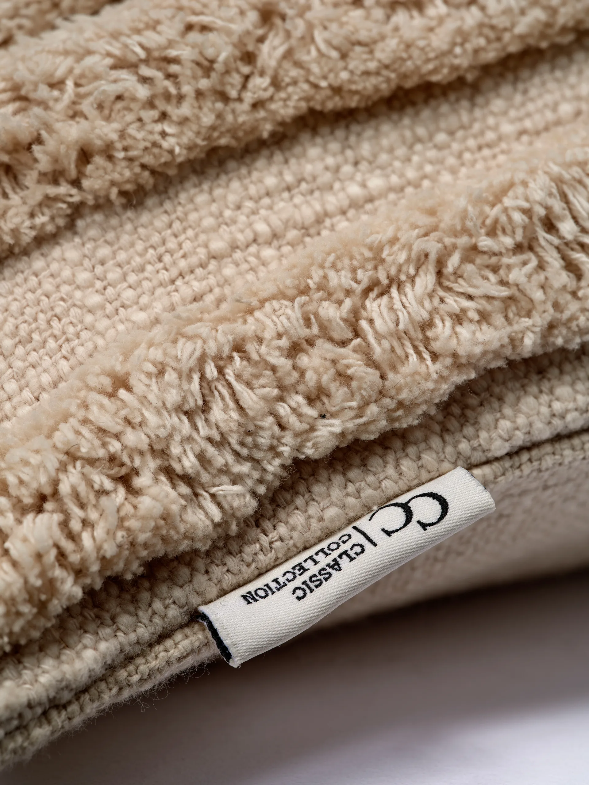 Funda de cojín Field 50x50 cm, Beige Classic Collection