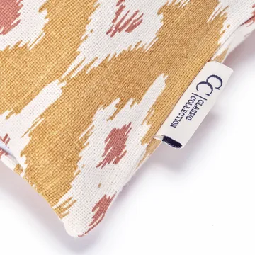 Funda de cojín Ikat Diamond 50x50 cm - Amarillo - Classic Collection