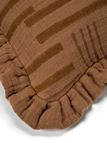 Funda de cojín Lines 50x50 cm - Ámbar - Classic Collection