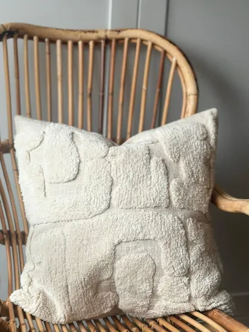 Funda de cojín Lumi 50x50 cm - Blanco - Classic Collection