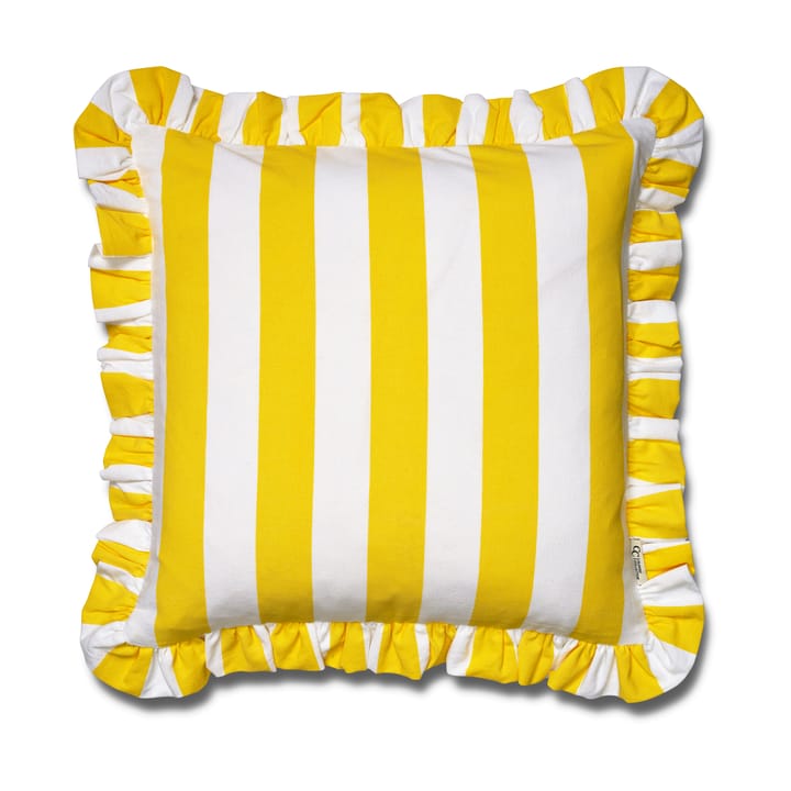 Funda de cojín Ruffle Stripes 50x50 cm - Yellow - Classic Collection
