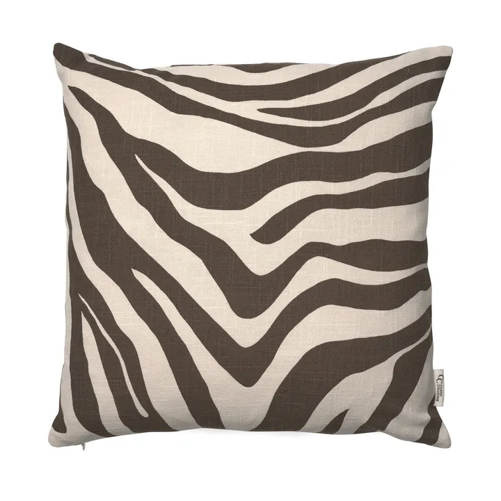 Funda de cojín Savannah - Brown-off white, 50x50 cm - Classic Collection