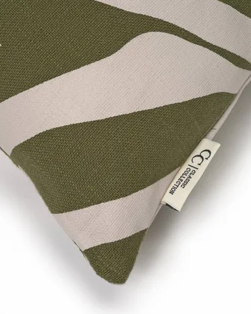 Funda de cojín Savannah - Green-off white, 50x50 cm - Classic Collection