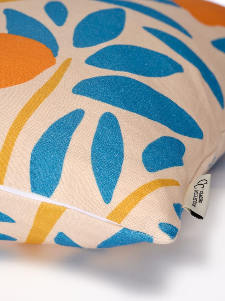 Funda de cojín Sunny citrus 50x50 cm, Azul Classic Collection