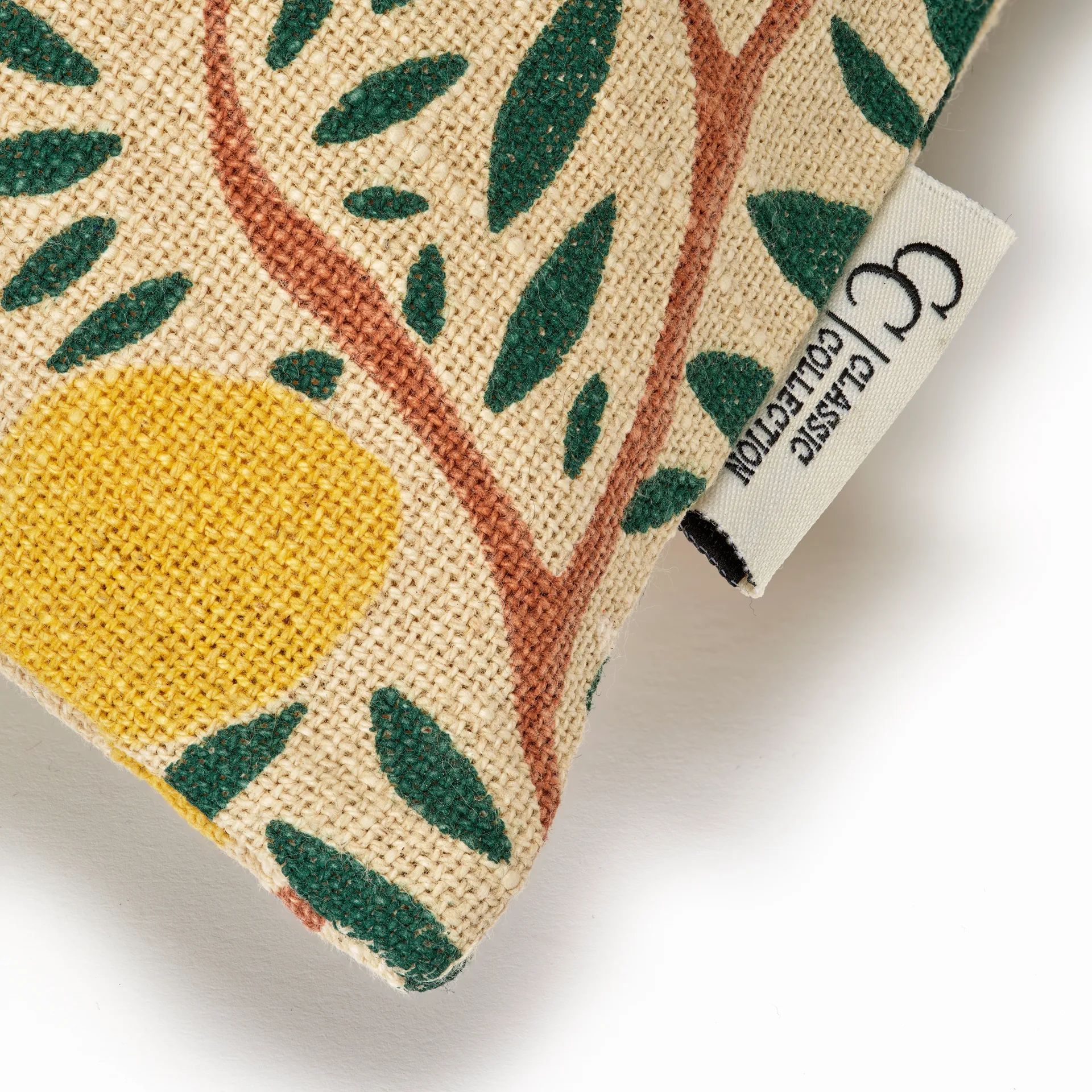 Funda de cojín Sunny citrus 50x50 cm, Verde oscuro Classic Collection