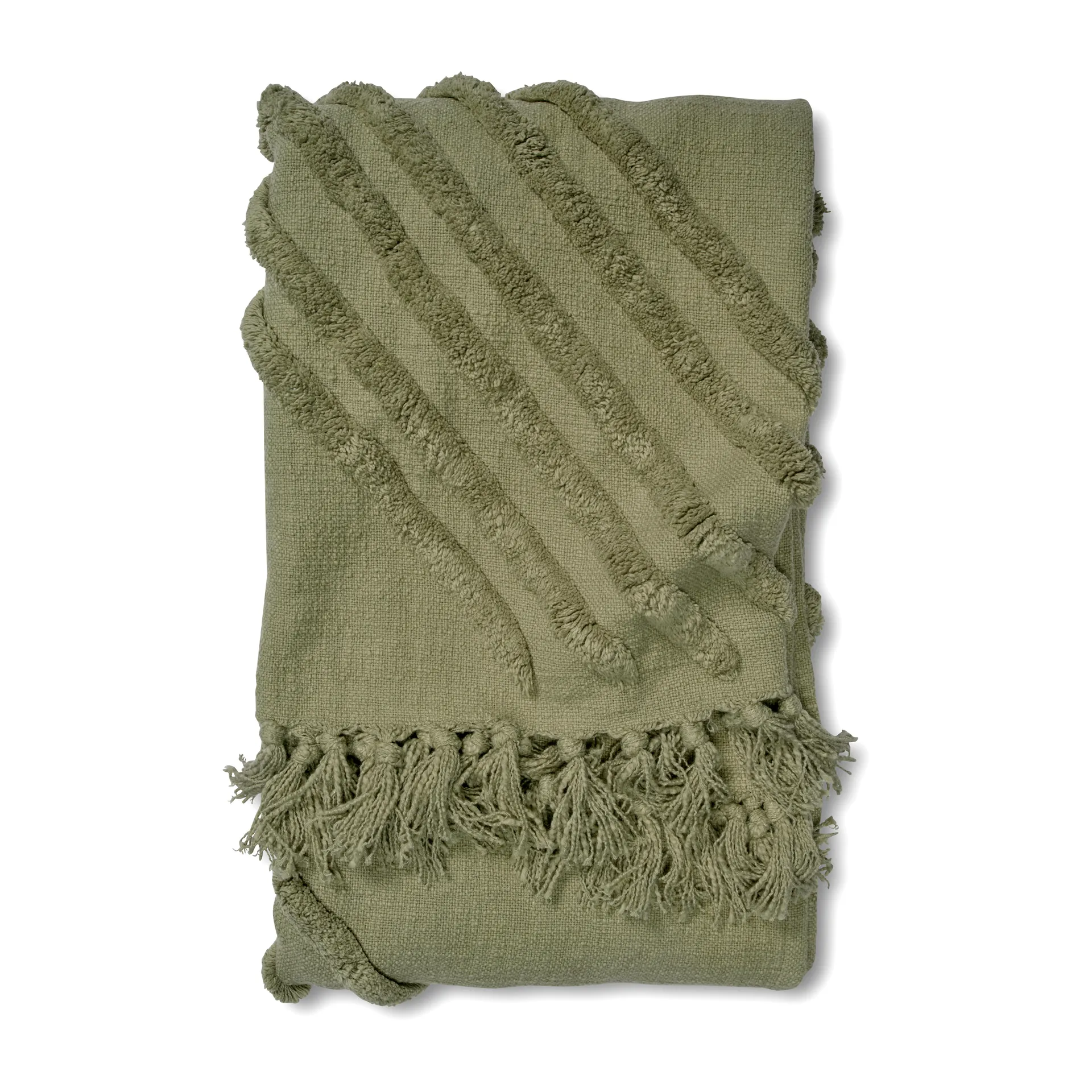 Manta de algodón Edge 130x170 cm, Tea Classic Collection