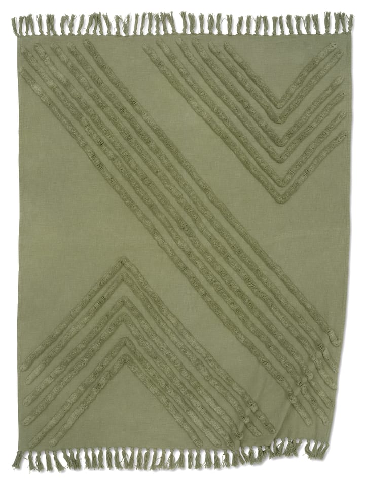 Manta de algodón Edge 130x170 cm, Tea Classic Collection