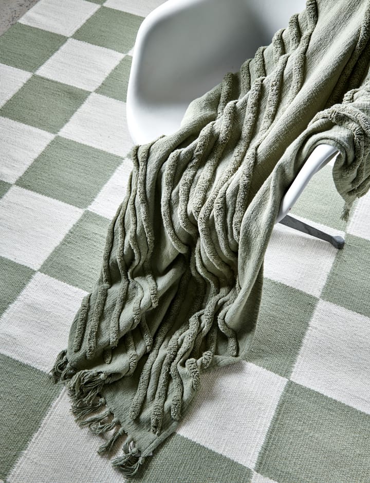 Manta de algodón Edge 130x170 cm, Tea Classic Collection
