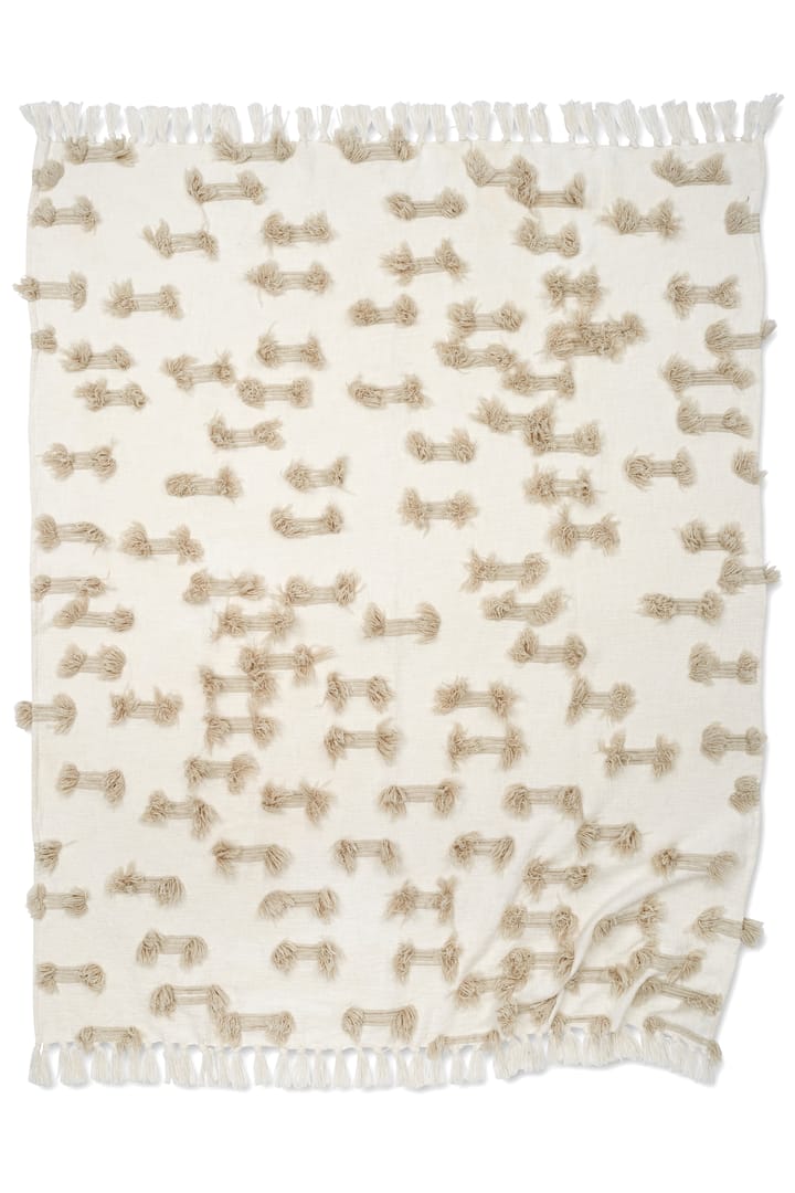 Manta de algodón Rope 130x170 cm, White Classic Collection