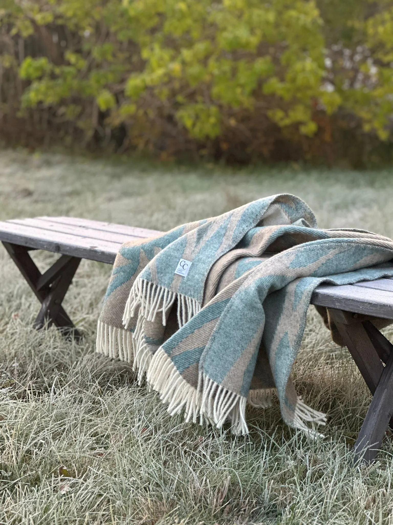 Manta Folia 130x180 cm, Teal Classic Collection