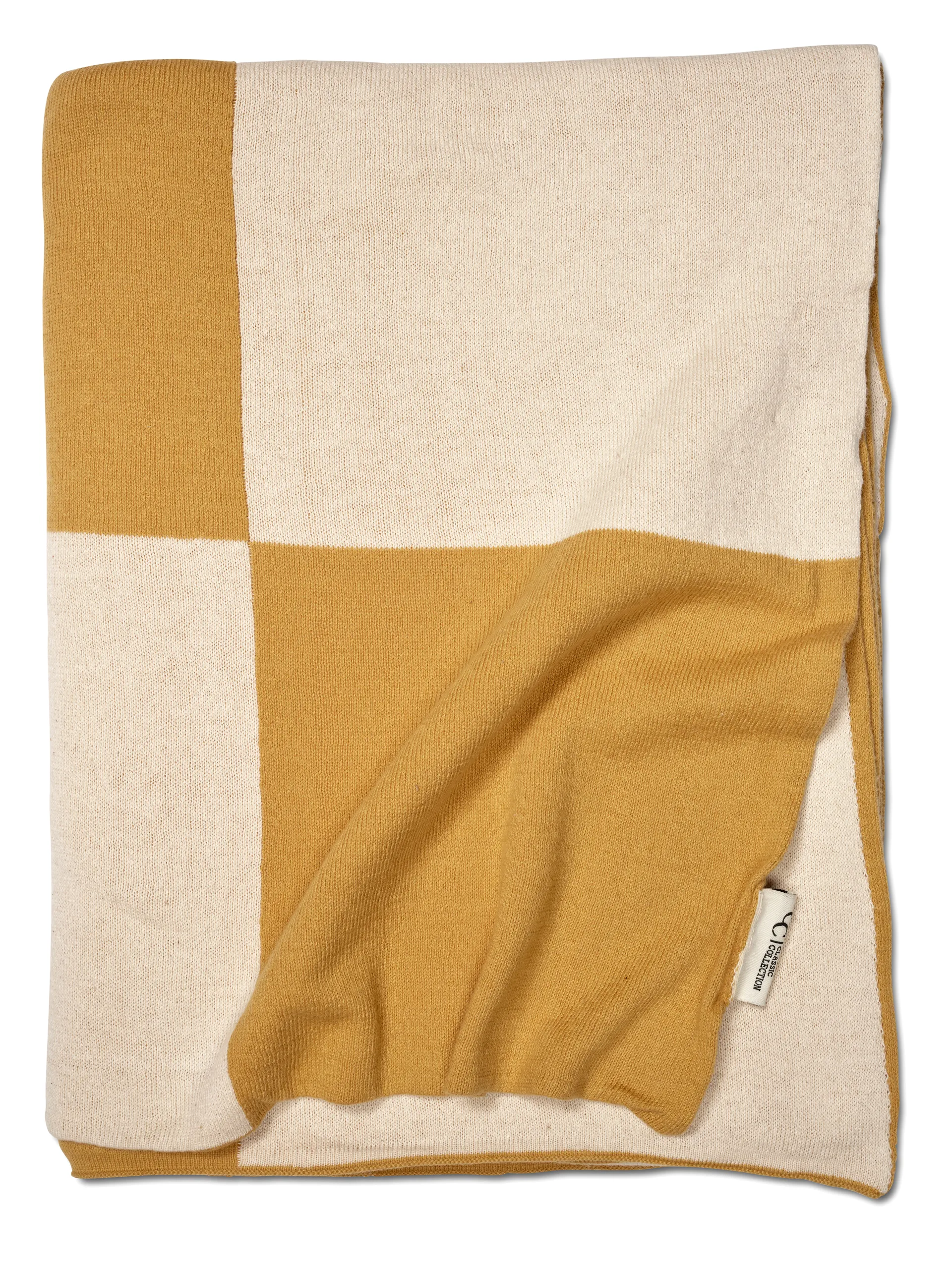 Manta Square 130x170 cm, Amarillo Classic Collection