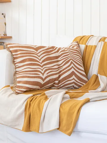 Manta Square 130x170 cm - Amarillo - Classic Collection