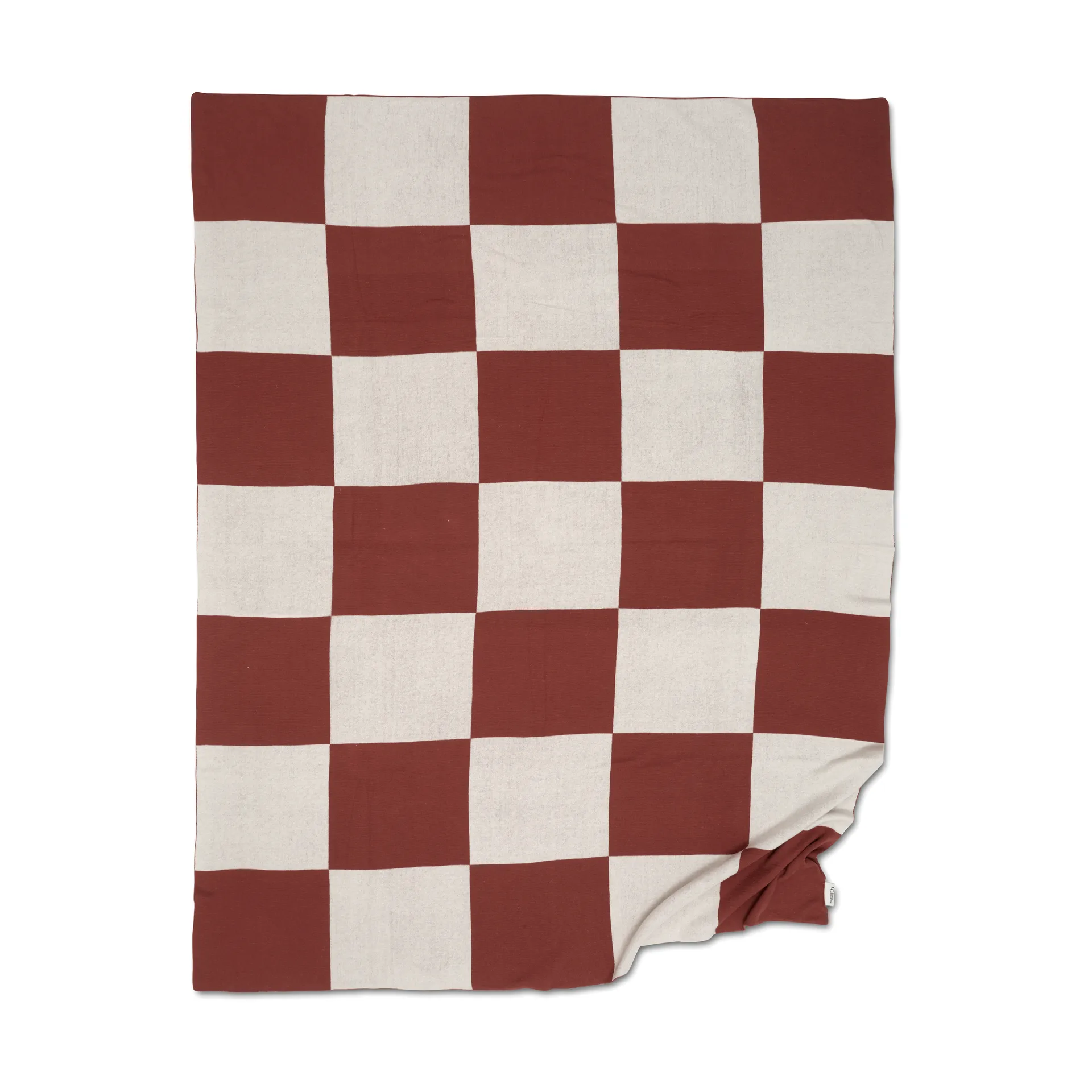 Manta Square 130x170 cm, Marrón oscuro Classic Collection