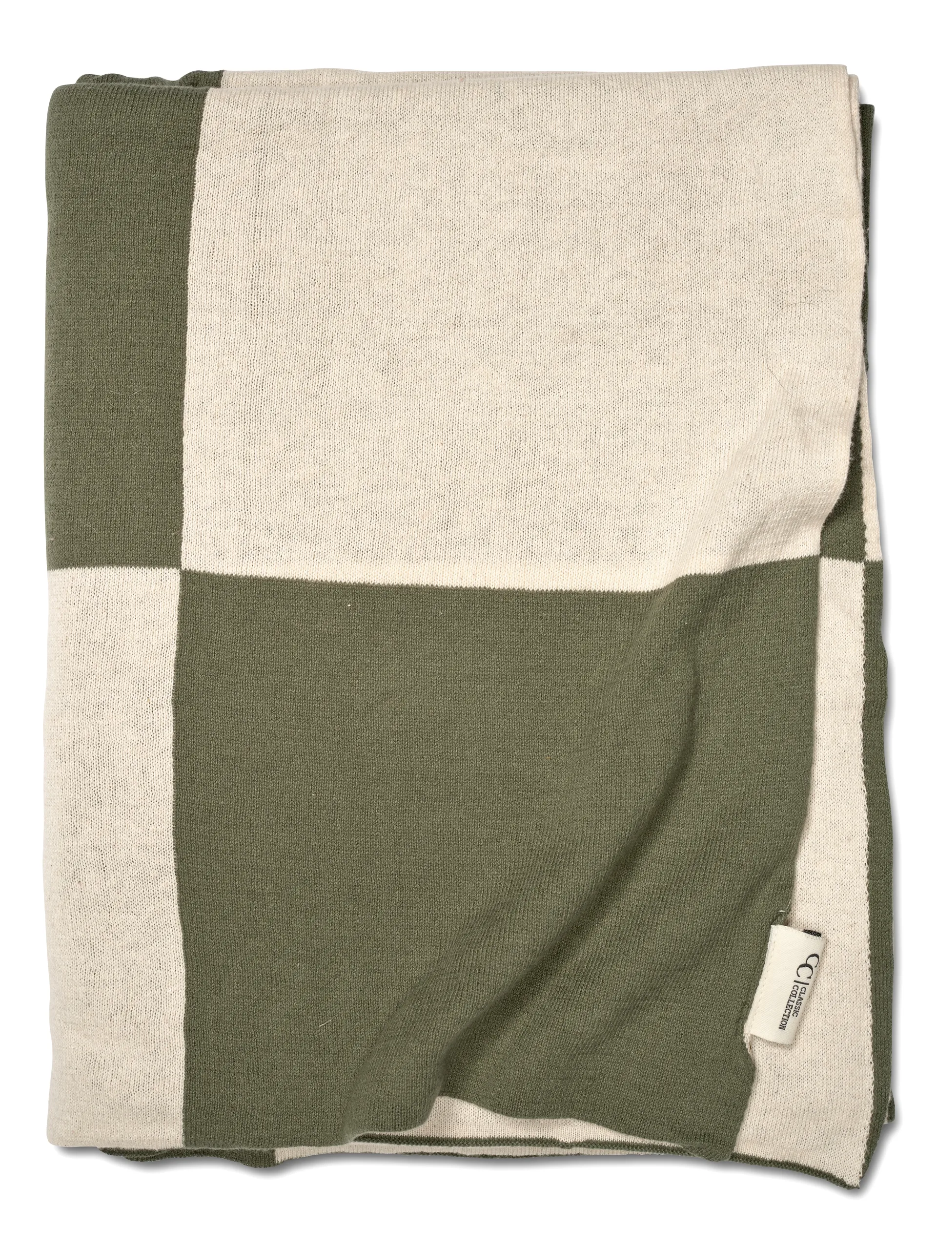 Manta Square 130x170 cm, Verde Classic Collection