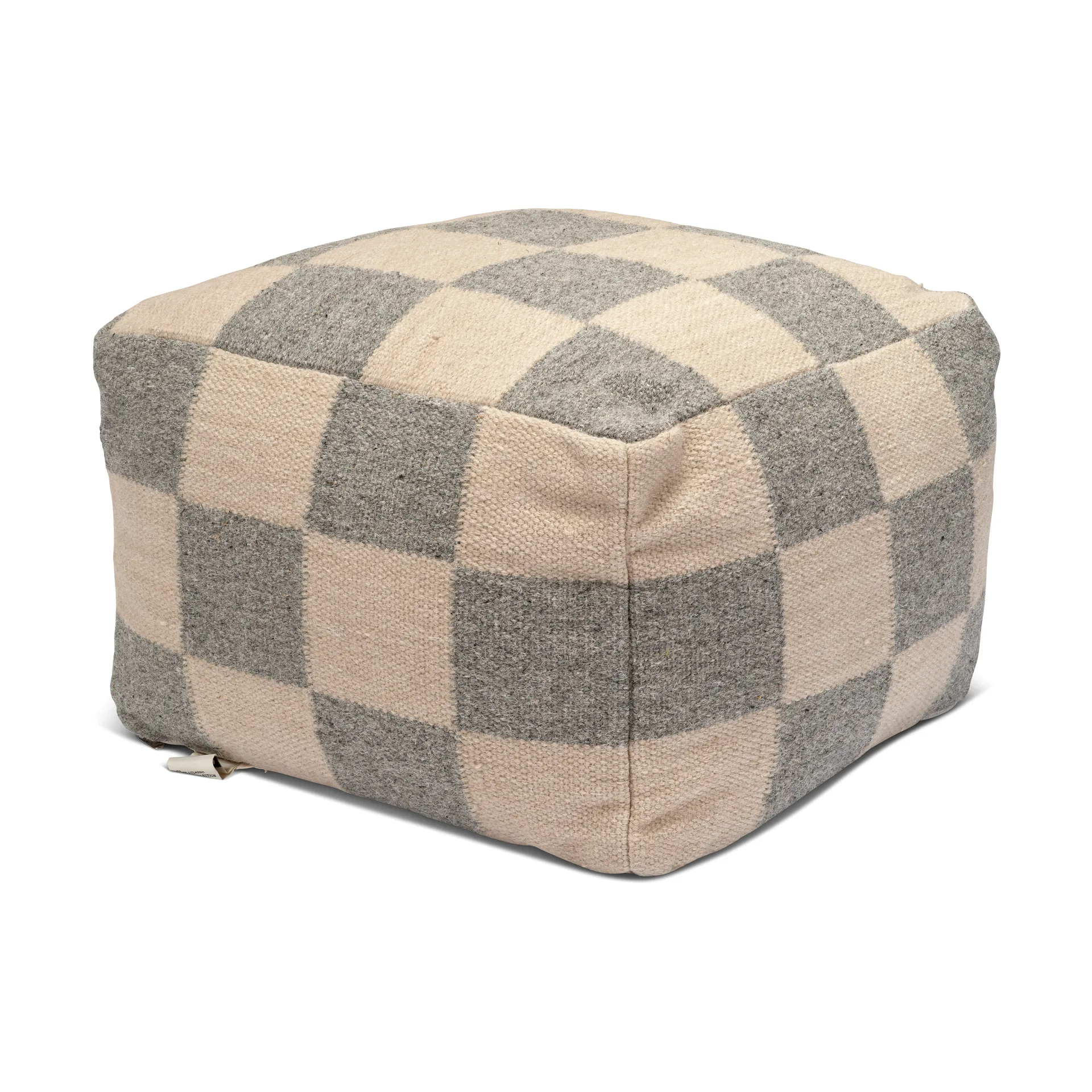 Puf Square 50x50 cm, Gris-natural Classic Collection