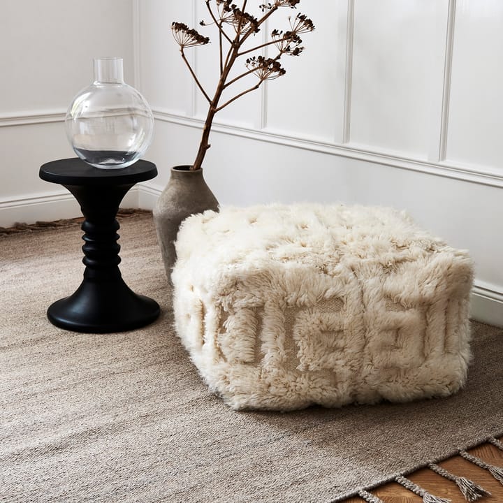 Puff Casablanca 55x55 cm, blanco Classic Collection