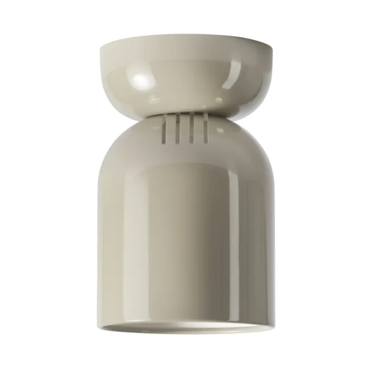 Foco de techo Lennon, Beige, Ø12,5x19,5 cm CO Bankeryd