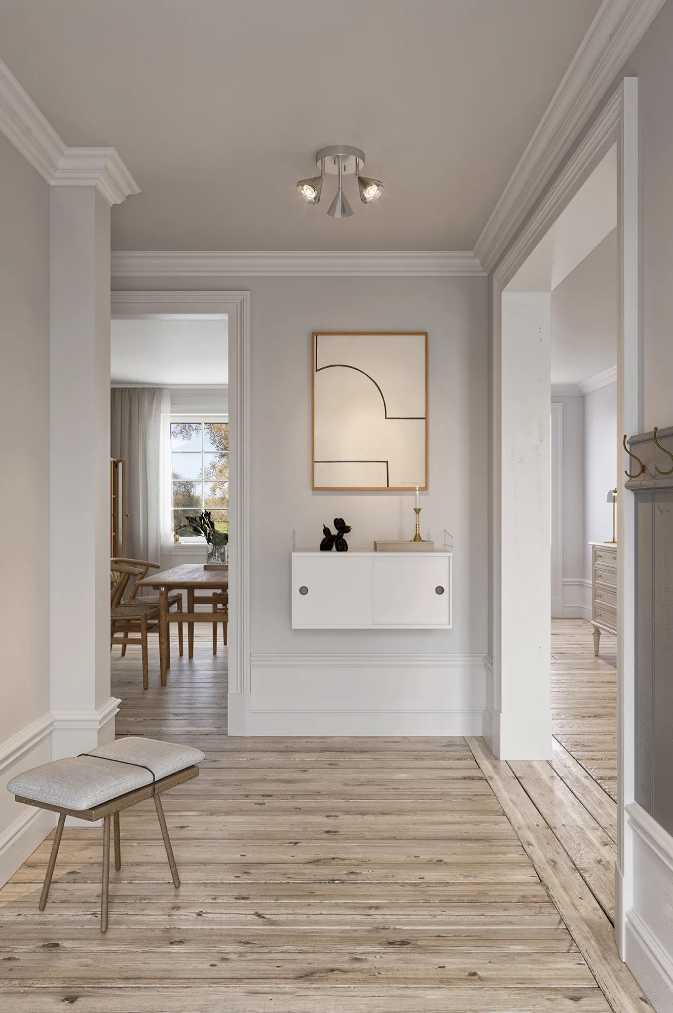 Foco de techo Rain 18, Aluminio CO Bankeryd