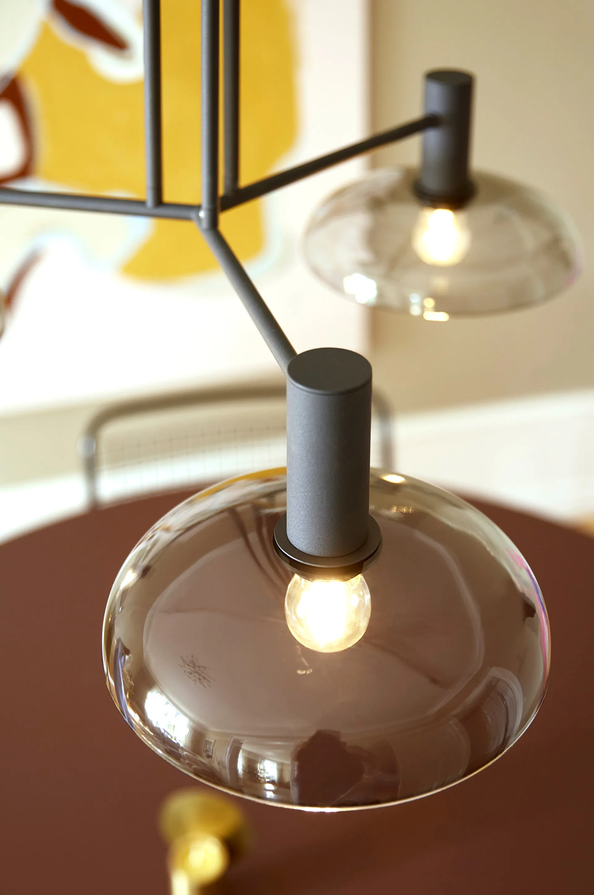 Lámpara colgante Ufo Circle, negro CO Bankeryd