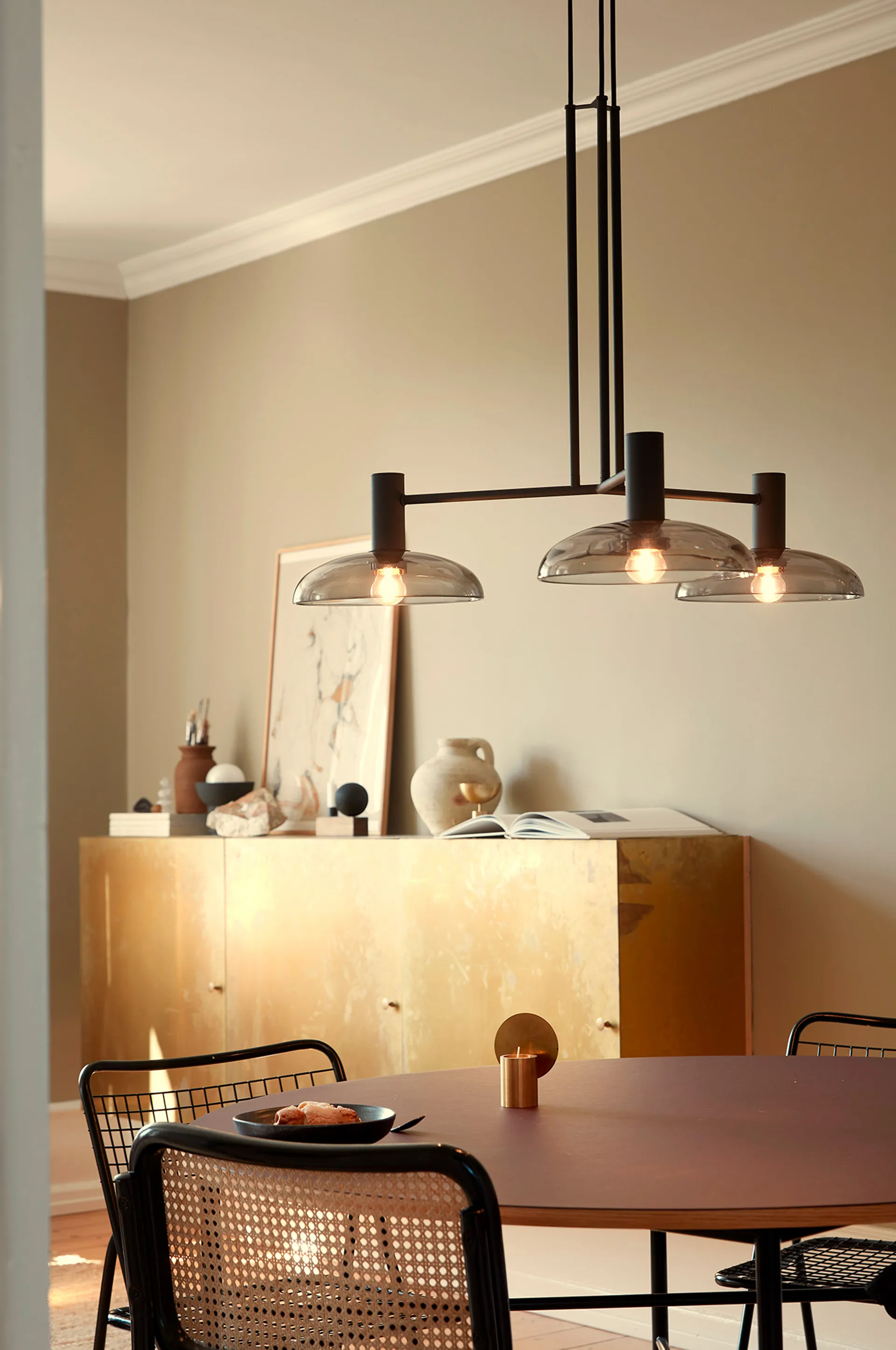 Lámpara colgante Ufo Circle, negro CO Bankeryd