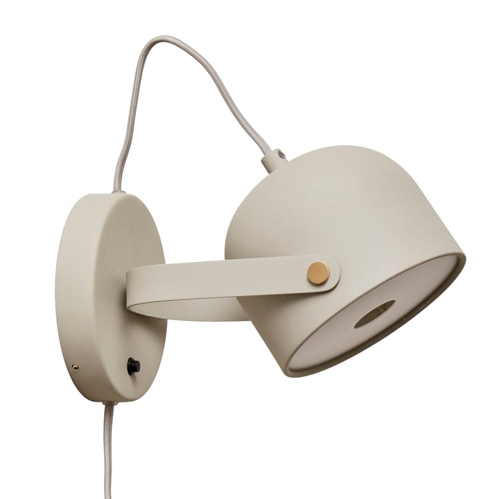 Lámpara de pared Svejk 13, Beige-latón CO Bankeryd