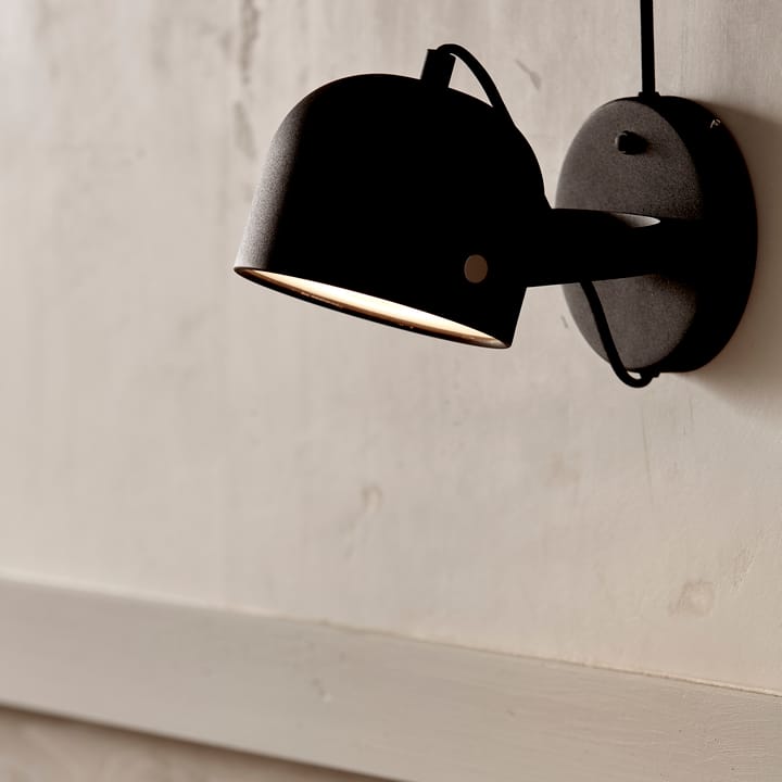 Lámpara de pared Svejk 13, negro-níquel CO Bankeryd