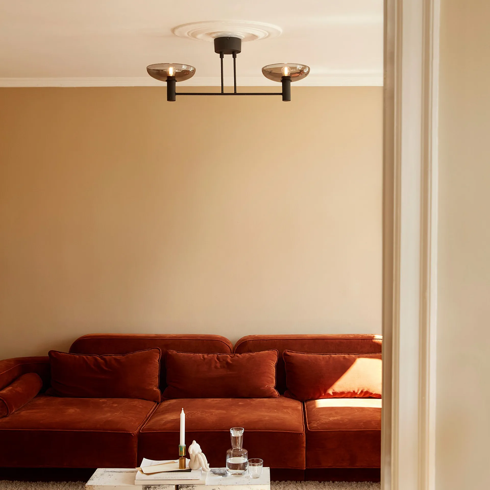 Plafón Ufo Long, Negro CO Bankeryd