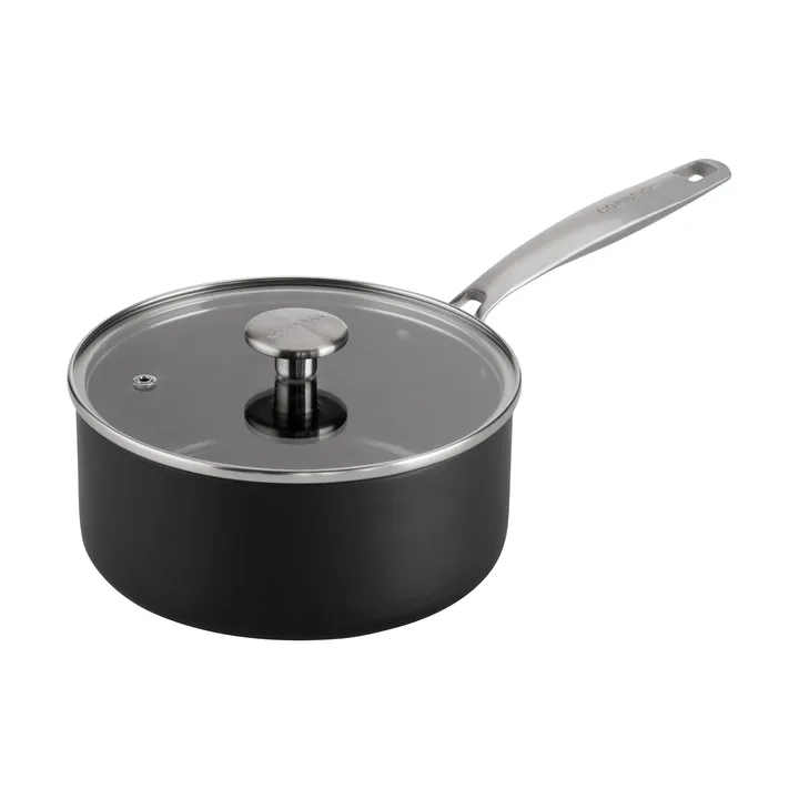 Cazo con tapa Combekk Element de aluminio negro - Ø18 cm - Combekk