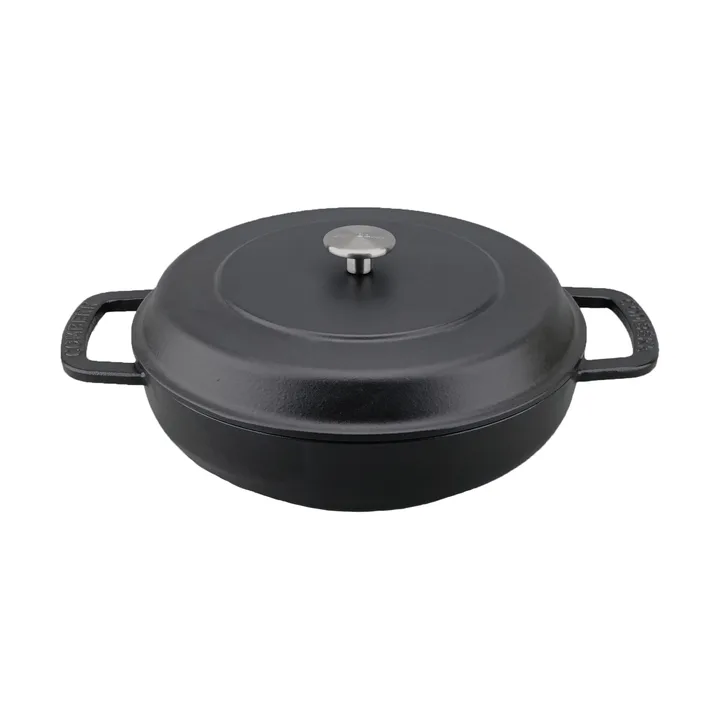Cazuela de hierro fundido esmaltado Combekk Enameled Ø28 cm - Pomo negro-silver - Combekk