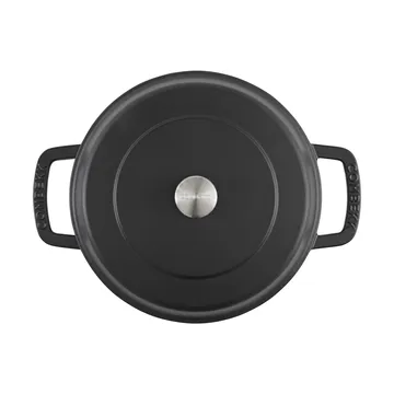 Cazuela de hierro fundido esmaltado Combekk Enameled Ø28 cm - Pomo negro-silver - Combekk