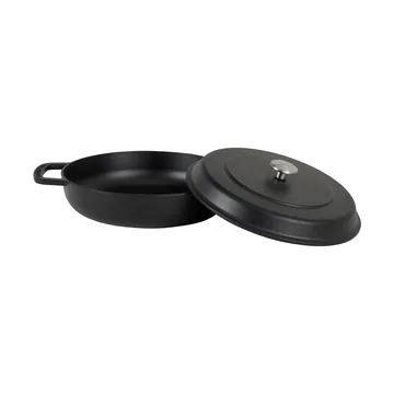 Cazuela de hierro fundido esmaltado Combekk Enameled Ø28 cm - Pomo negro-silver - Combekk