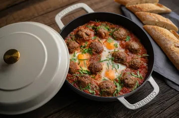 Cazuela de hierro fundido esmaltado Combekk Enameled Ø28 cm - Pomo sand-gold - Combekk