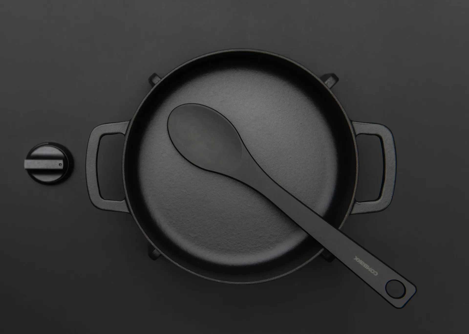 Combekk cuchara de cocina de fibra de madera, Negro Combekk