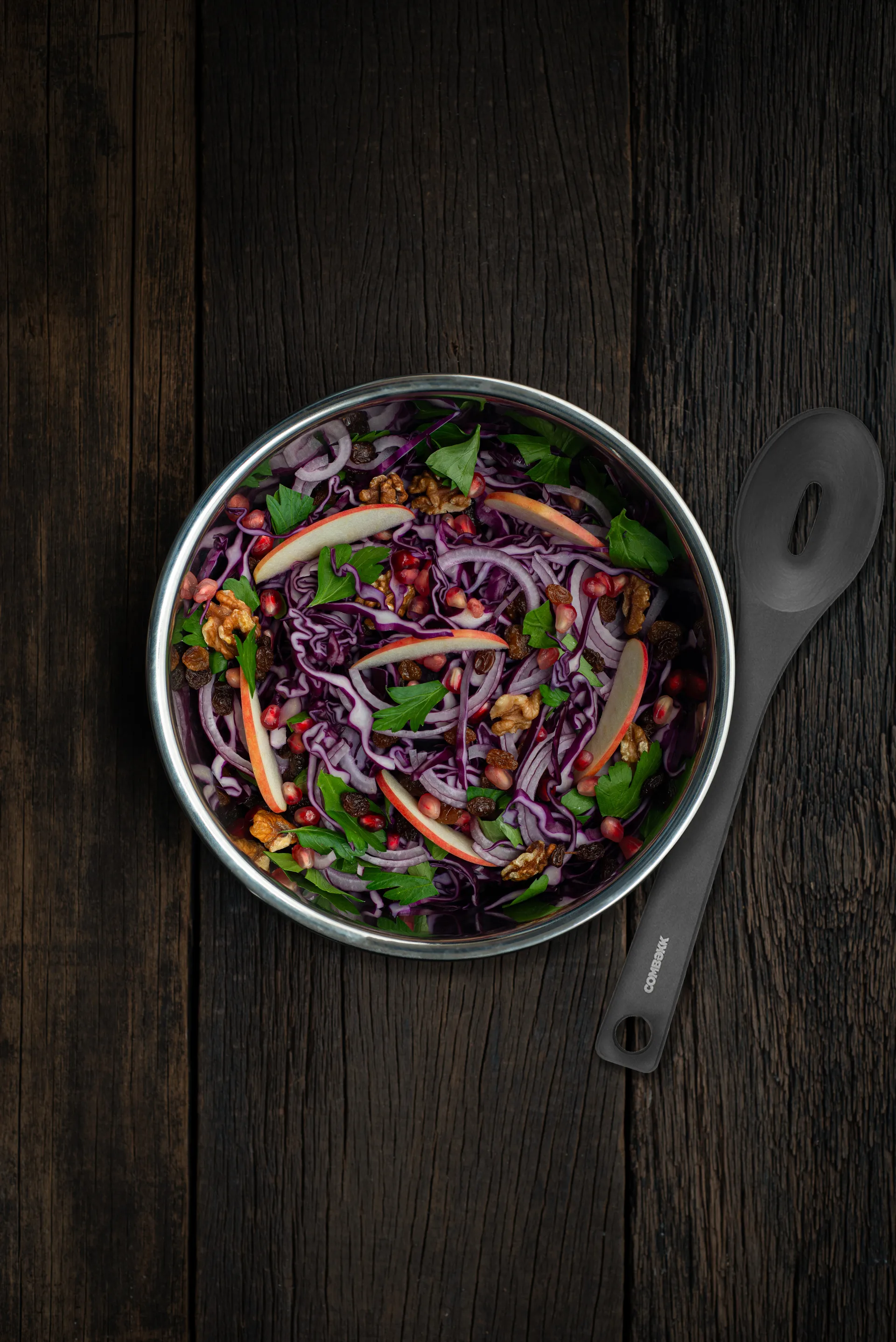 Espumadera de fibra Combekk de madera, Negro Combekk