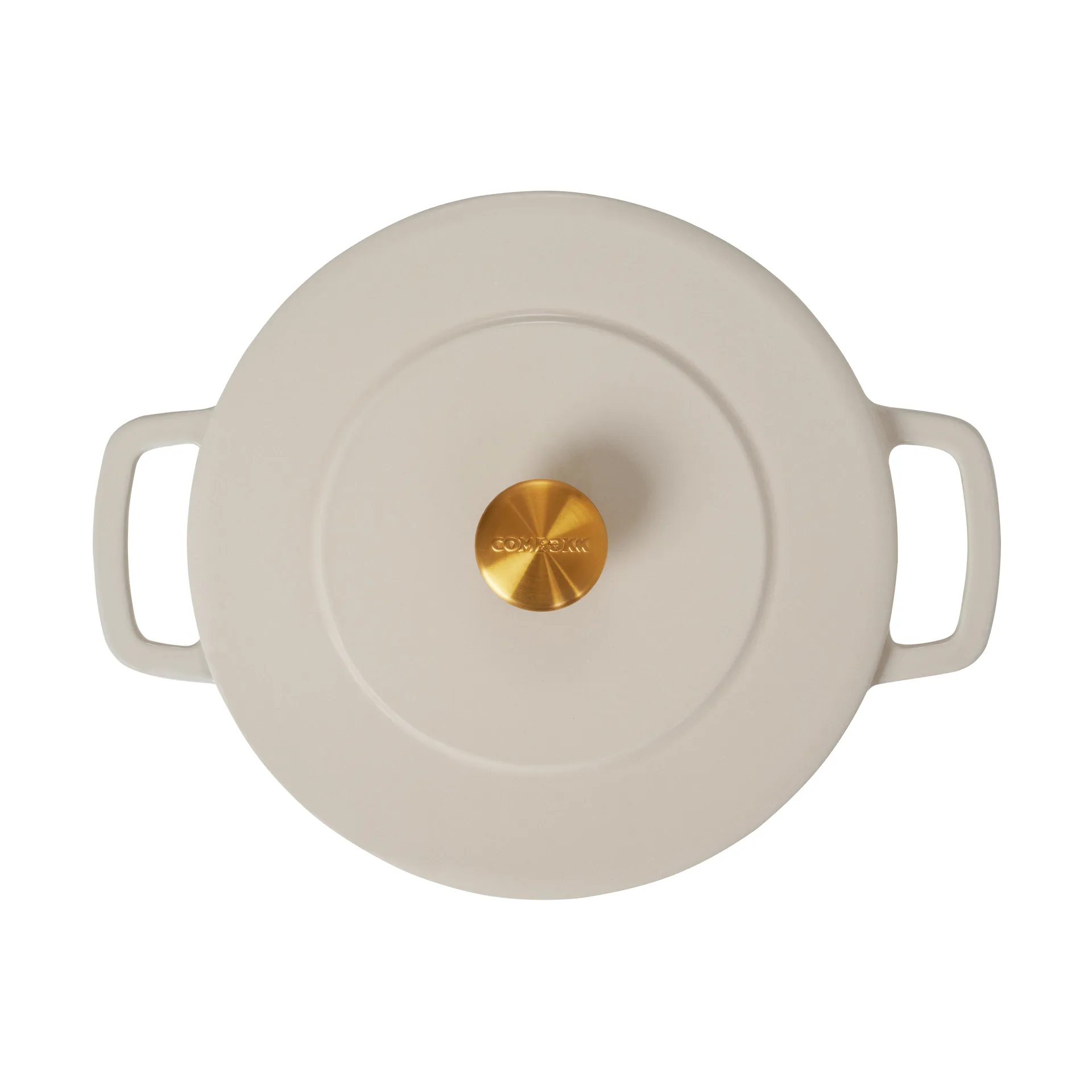 Olla de hierro fundido esmaltada Combekk Enameled Ø24 cm , Pomo sand-gold Combekk