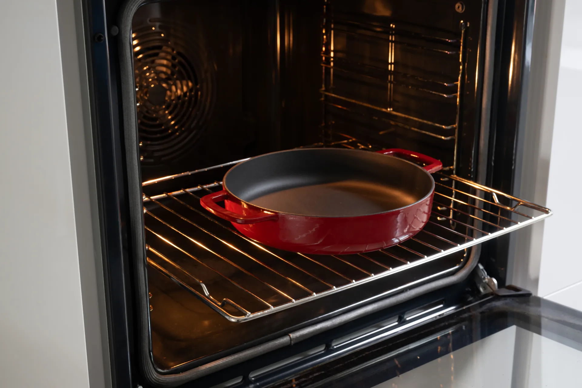 Sartén de hierro fundido esmaltado Combekk Enameled Ø24 cm, Bordeaux Combekk