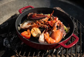 Sartén de hierro fundido esmaltado Combekk Enameled Ø28 cm - Bordeaux - Combekk