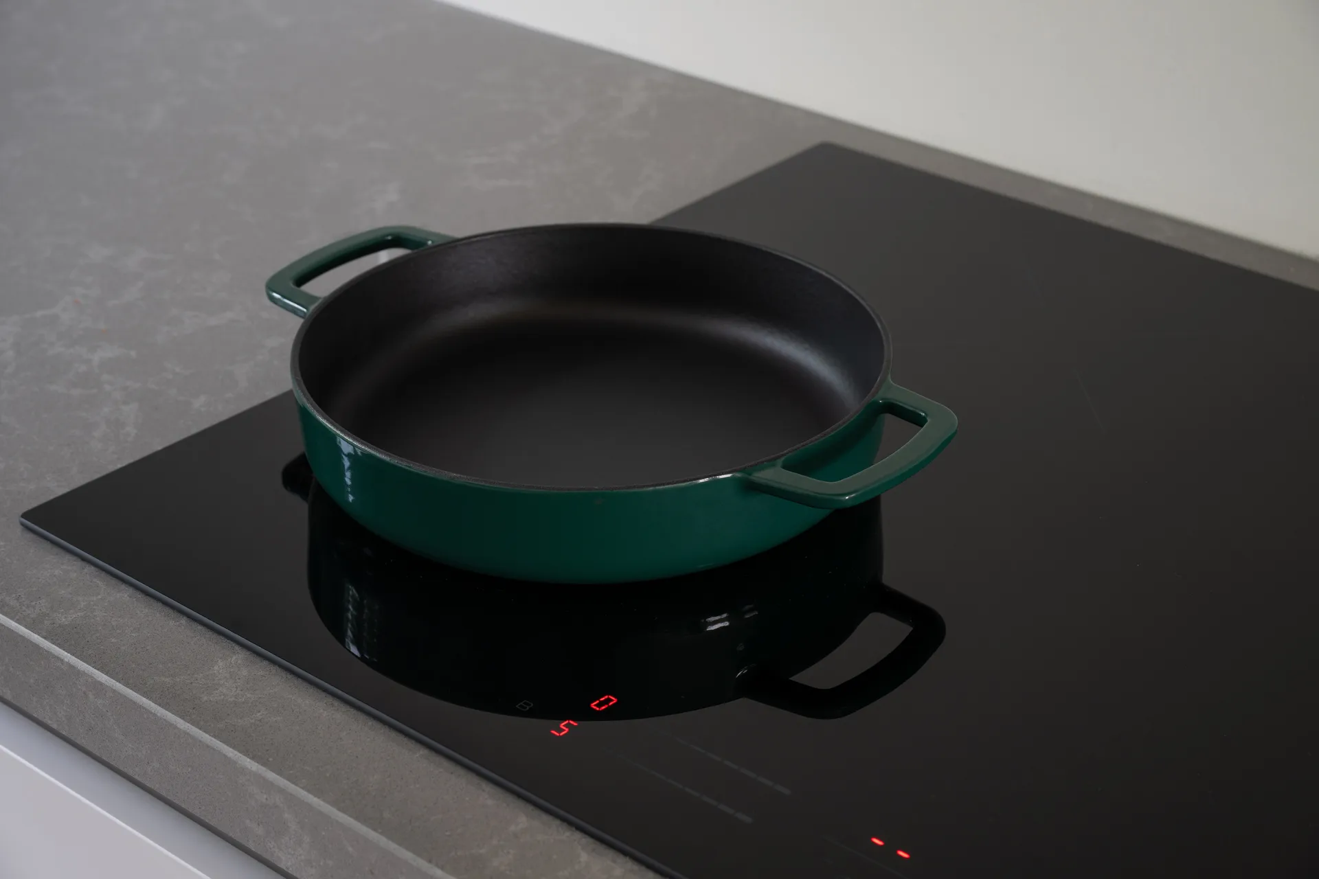 Sartén de hierro fundido esmaltado Combekk Enameled Ø28 cm, Holly Green Combekk