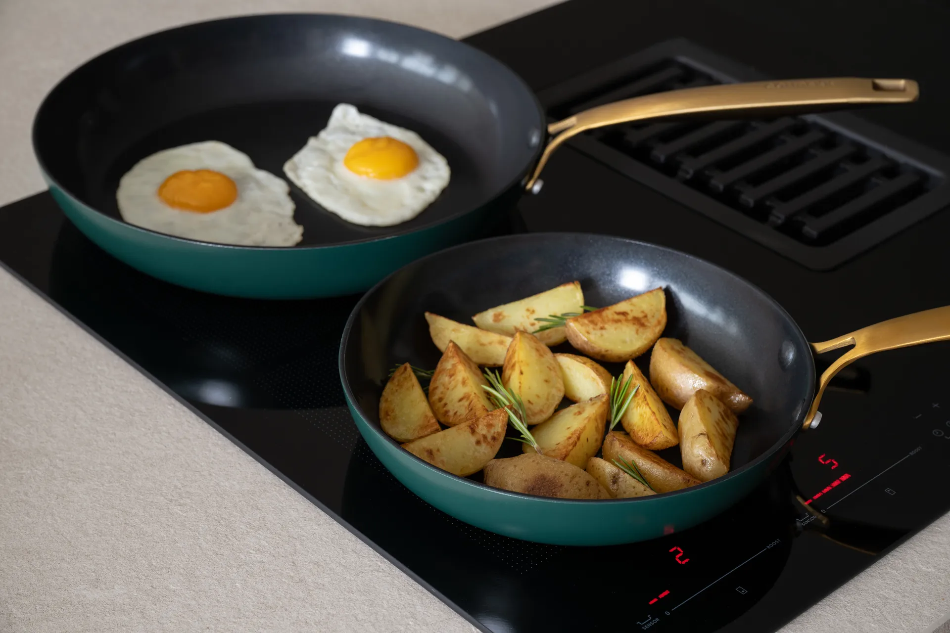 Set de sartenes Combekk Element, 2 piezas, Holly Green Combekk