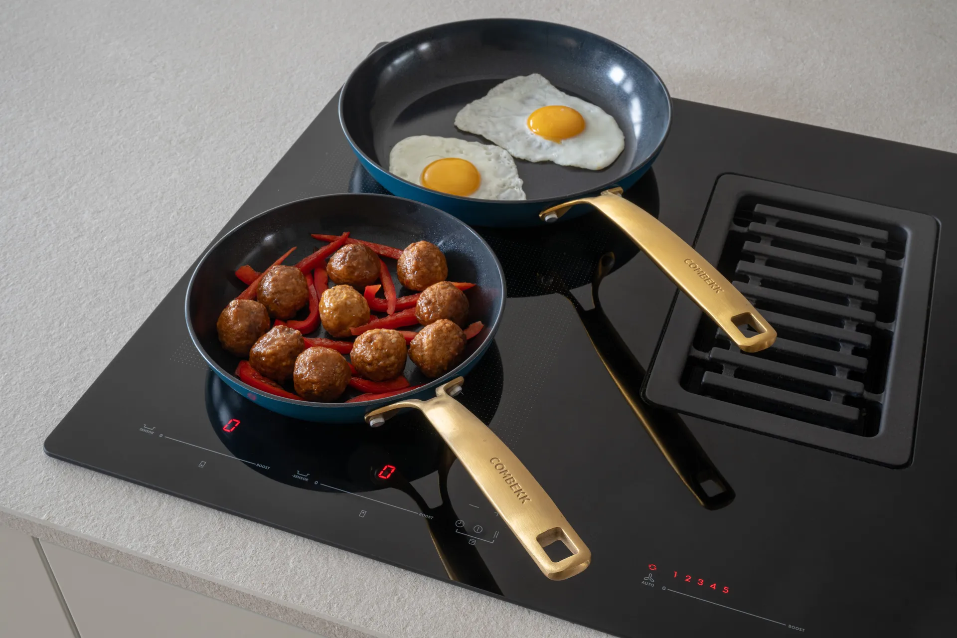 Set de sartenes Combekk Element, 2 piezas, Ocean Blue Combekk