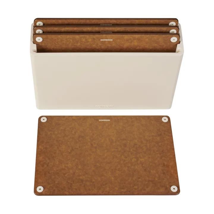 Tabla de cortar Combekk 4-pack - Sand-brown - Combekk