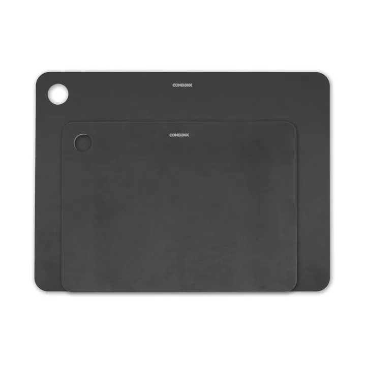Tabla de cortar de madera Combekk, 2 piezas - Negro - Combekk