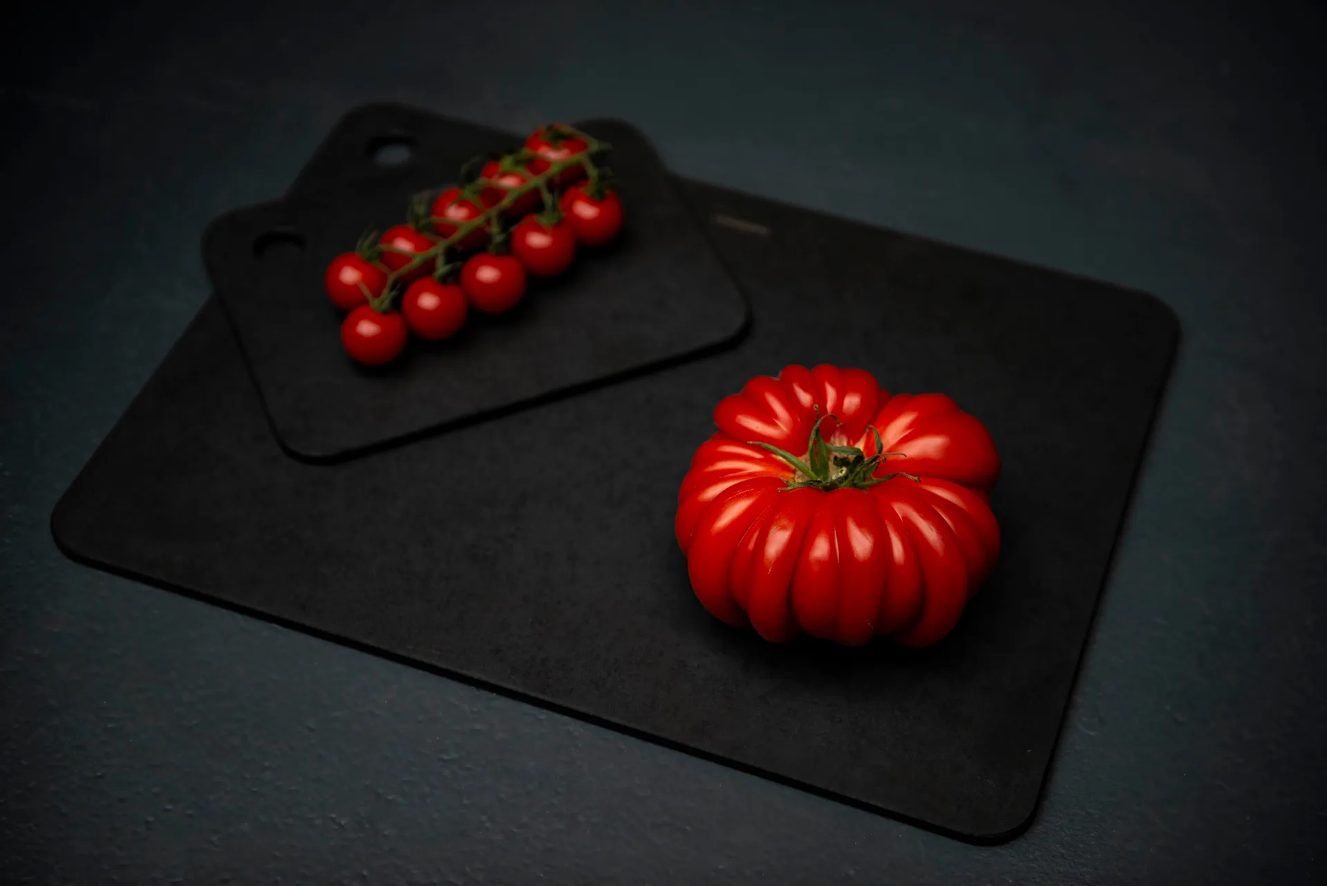 Tabla de cortar de madera Combekk, 2 piezas, Negro Combekk