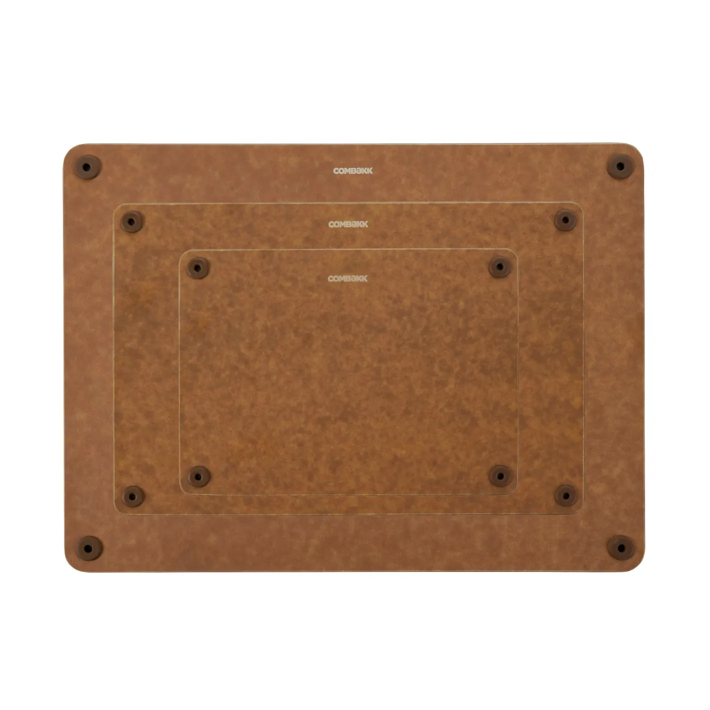 Tabla de cortar de madera Combekk, 3 piezas, Marrón Combekk