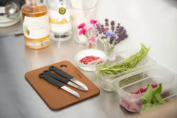 Tabla de cortar de madera Combekk, 3 piezas - Marrón - Combekk