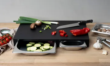 Tabla de cortar Duracore con 2 cajones - 49,5x32,5 - Continenta