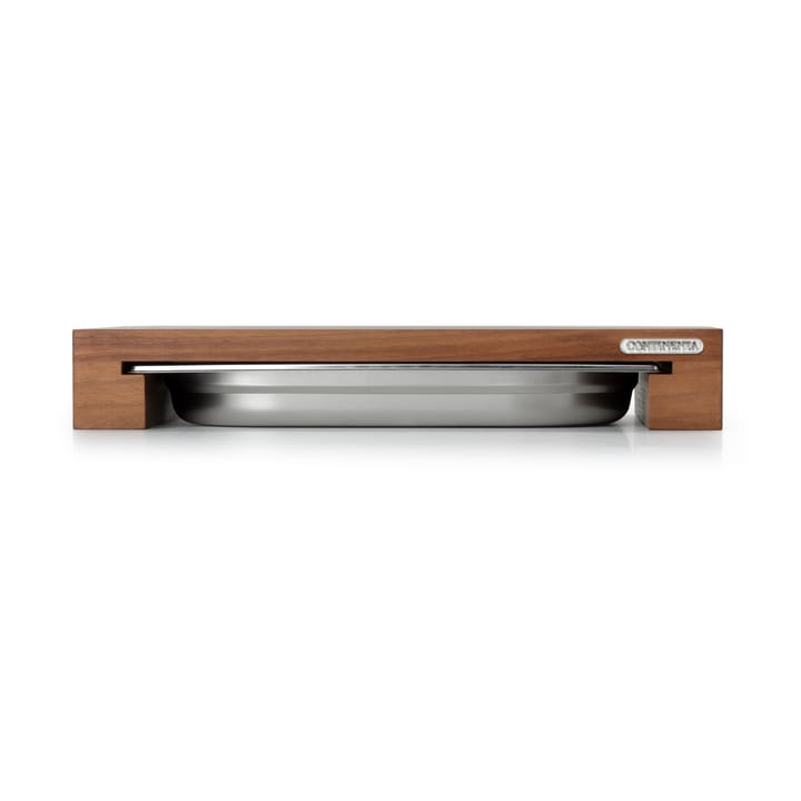 Tabla de cortar nogal con 1 bandeja, 32x48 cm Continenta