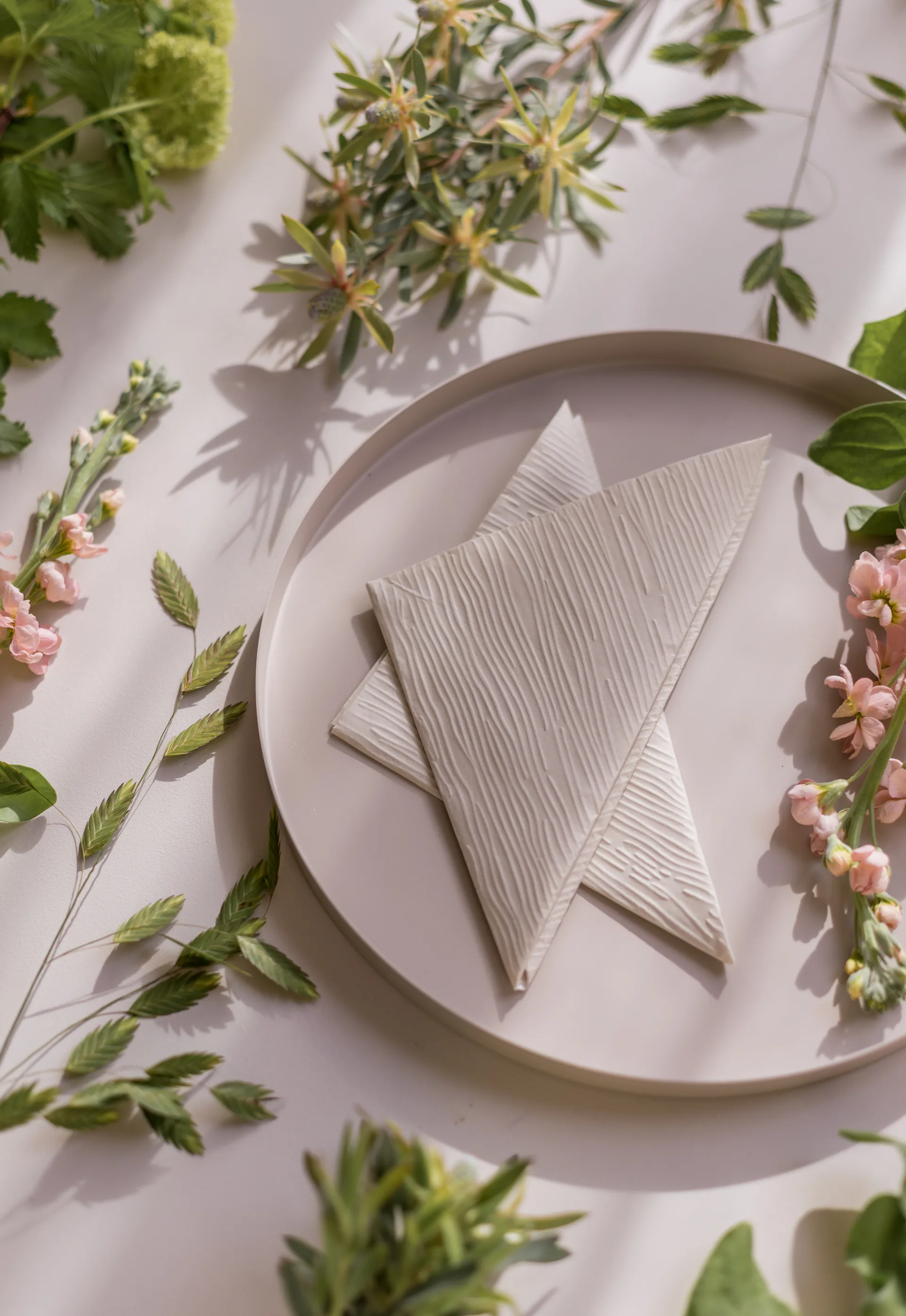 18 Servilletas Lines 33x33 cm, Shell Cooee Design