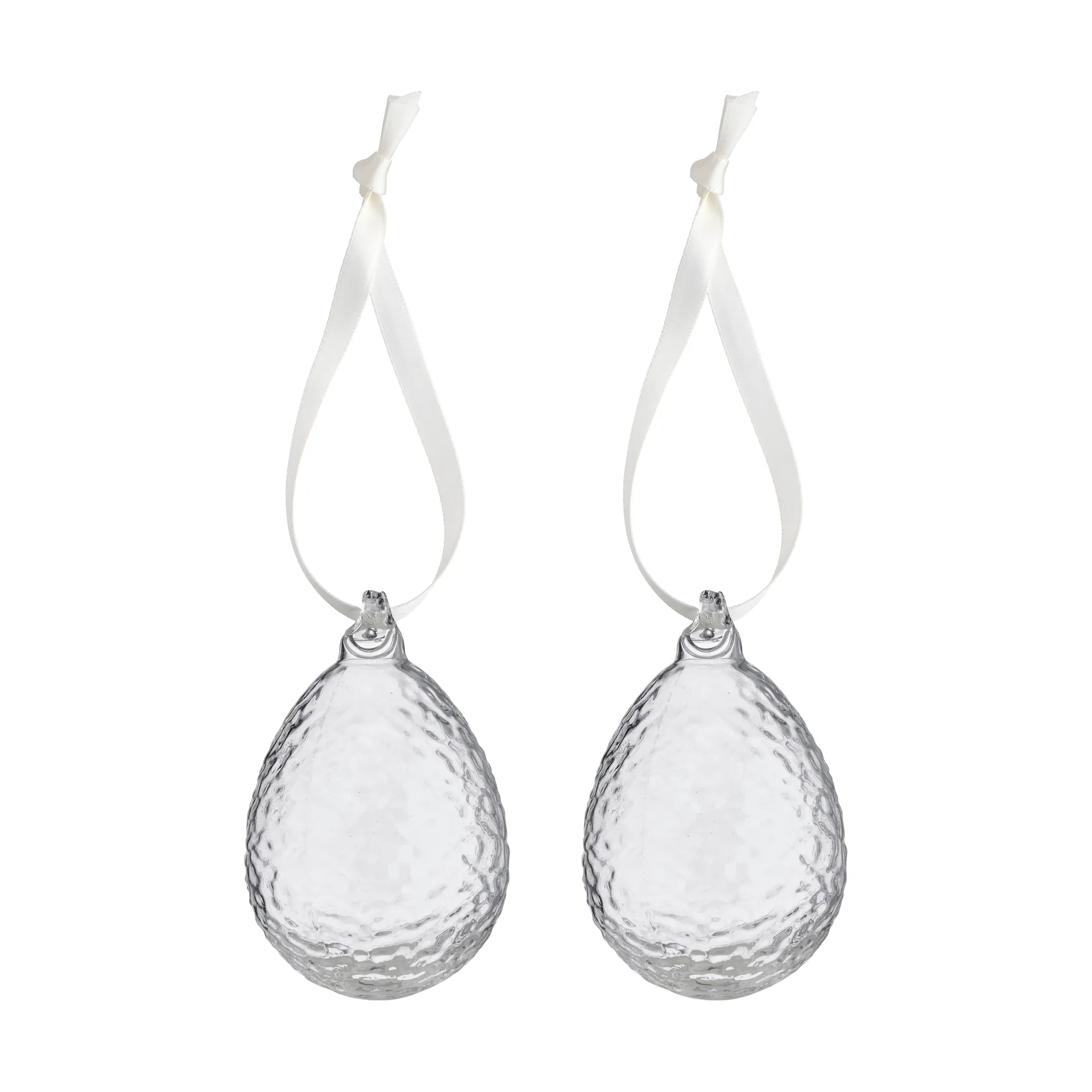 2 Colgantes de pascua Gry huevos, Clear Cooee Design